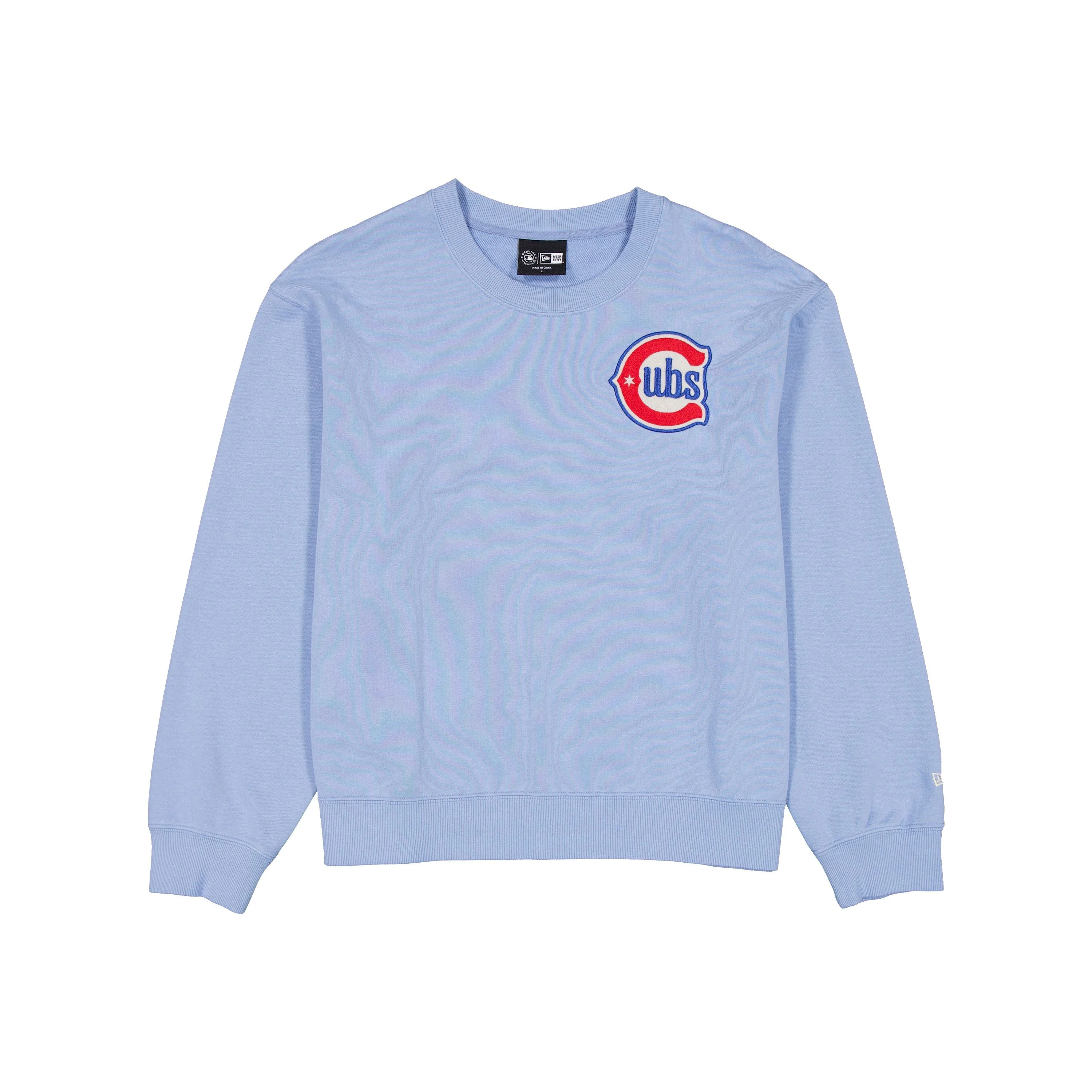 Chicago Cubs Sweet Home Chicago Blues Women's Crewneck Sweatshirt by New Era