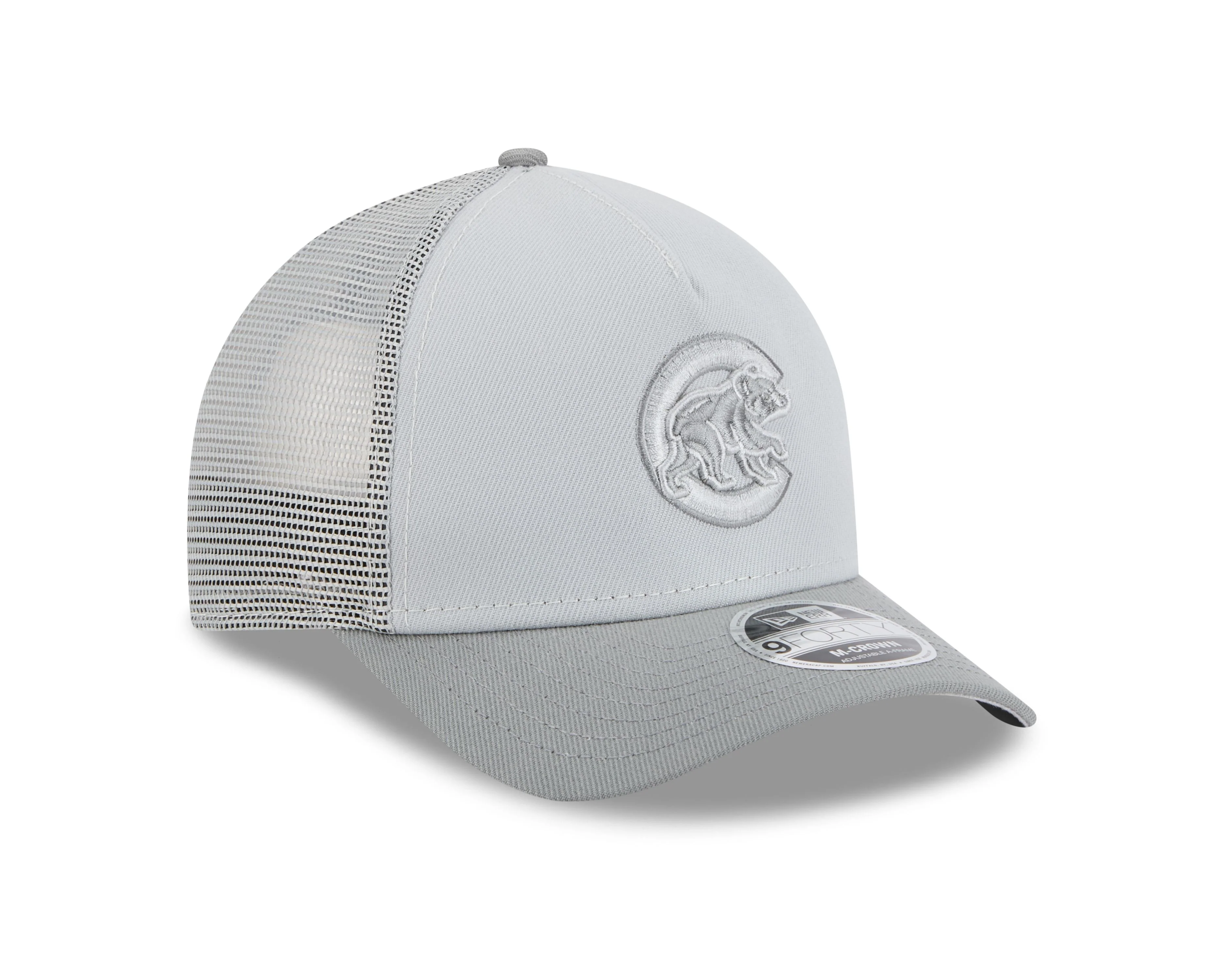Chicago Cubs Walking Bear Graphite Tonal 9Forty Snapback Cap by New Era - Image 3
