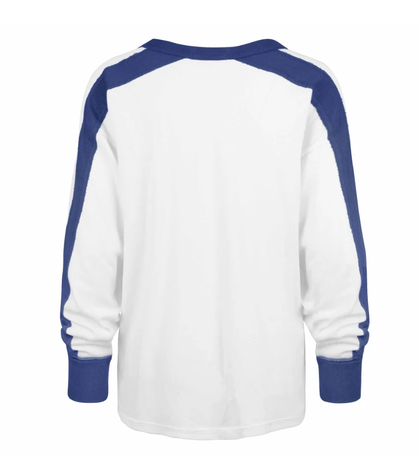 Chicago Cubs Walking Bear Women's White Premier Caribou Long Sleeve Tee by '47 Brand - Image 2