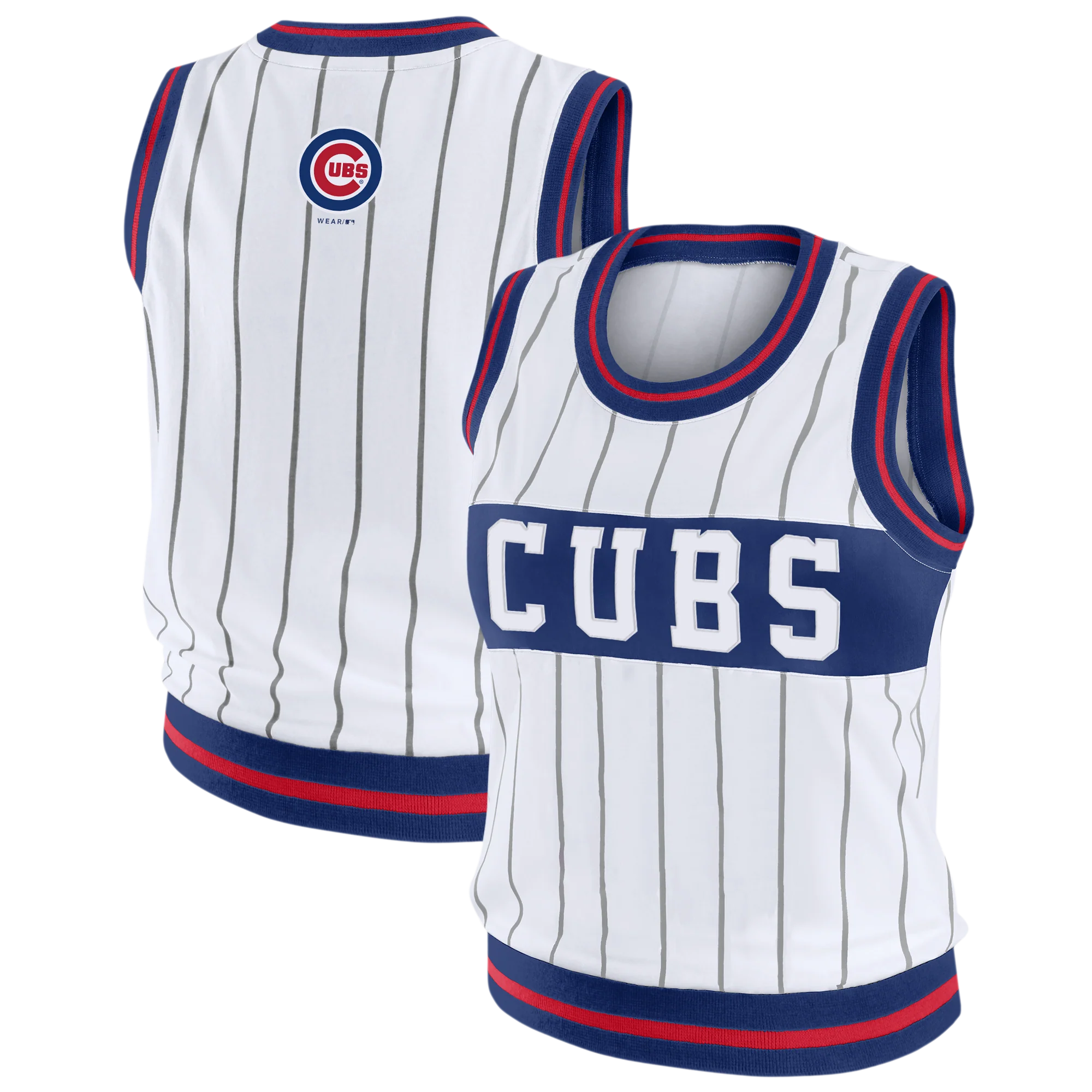 Chicago Cubs Women's Sporty White Tank by Wear by Erin Andrews - Image 3