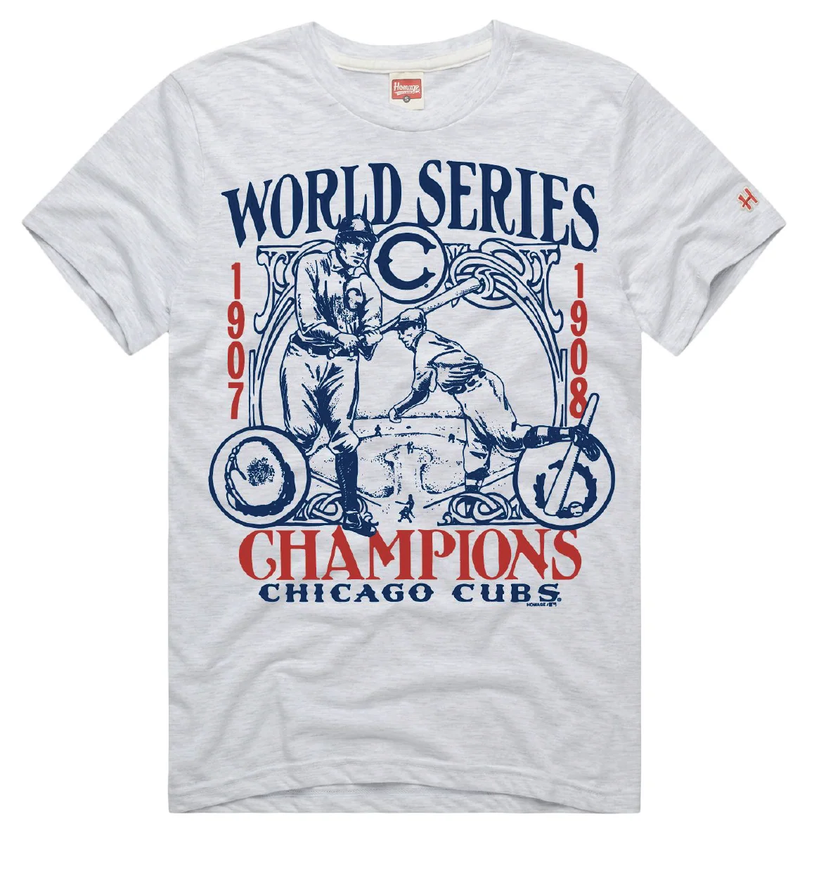 Chicago Cubs World Series Champs T-Shirt by Homage