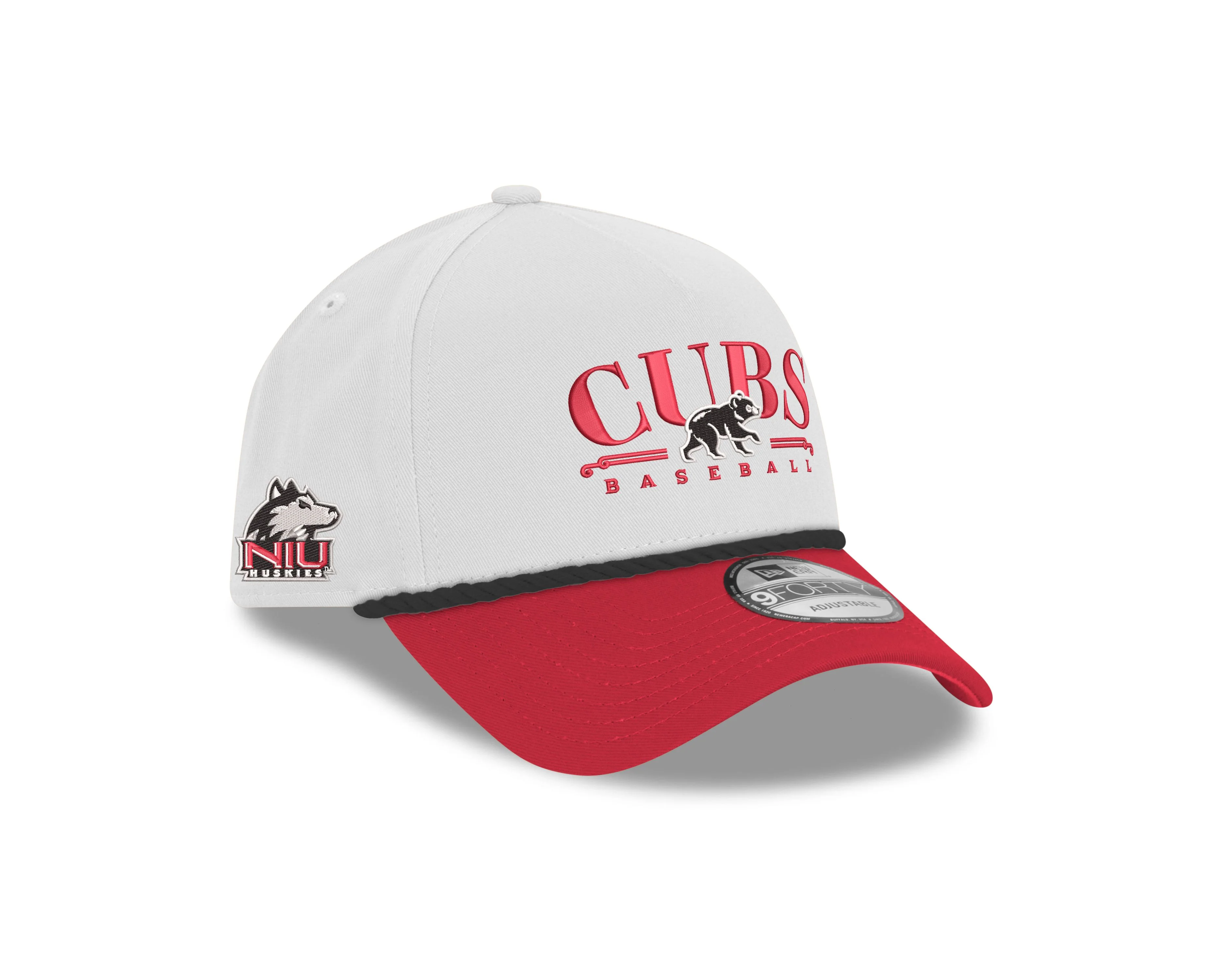 Chicago Cubs X Northern Illinois University 9Forty Adjustable Cap by New Era - Image 3
