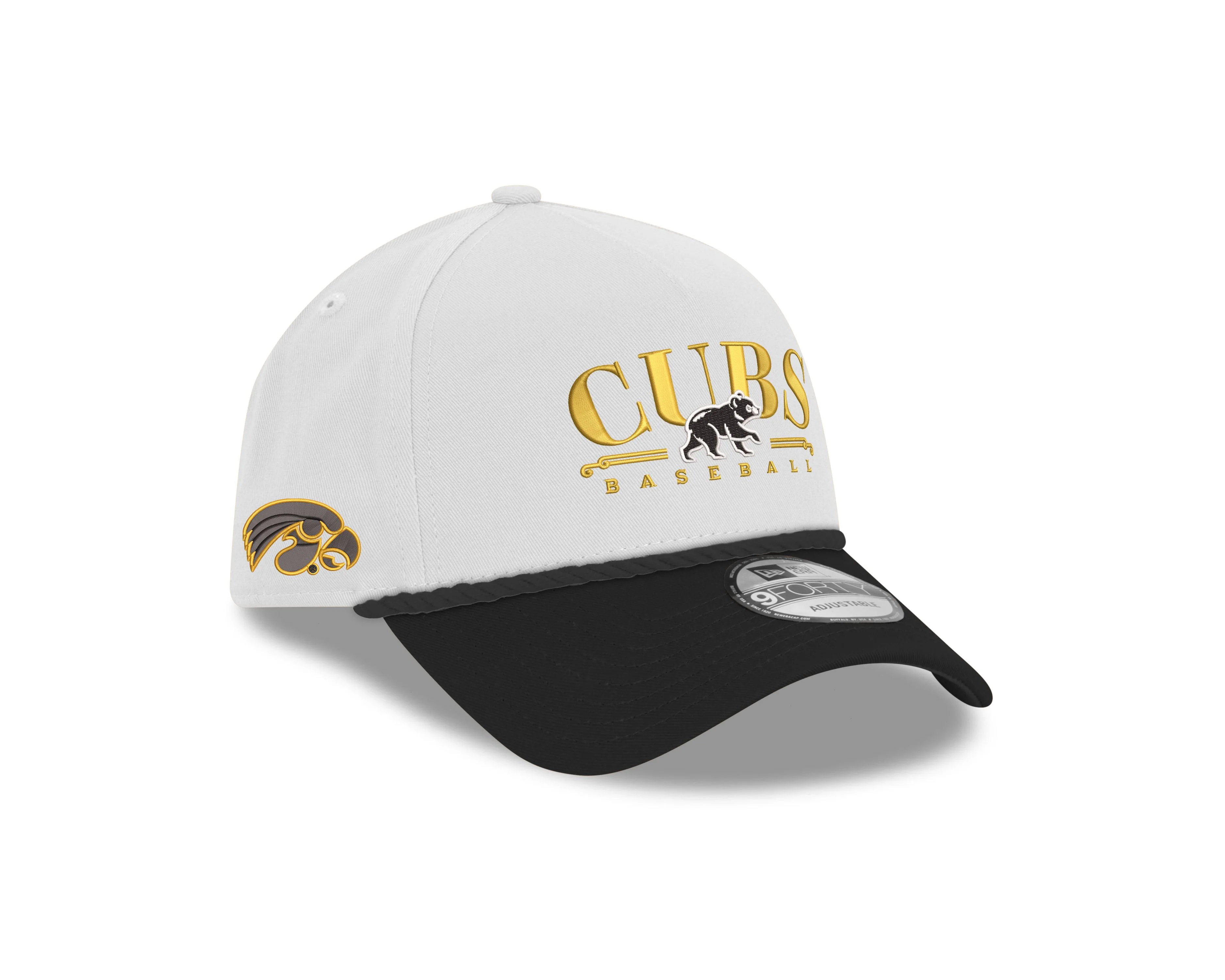 Chicago Cubs X University of Iowa 9Forty Adjustable Cap by New Era - Image 3
