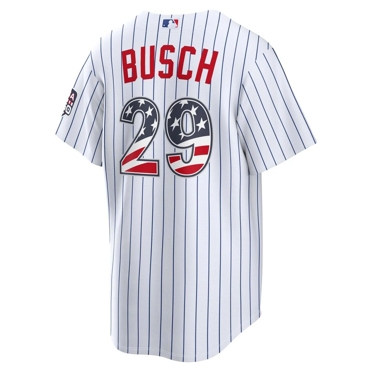 Chicago Cubs Michael Busch Home USA 250 Jersey by Nike - Image 3