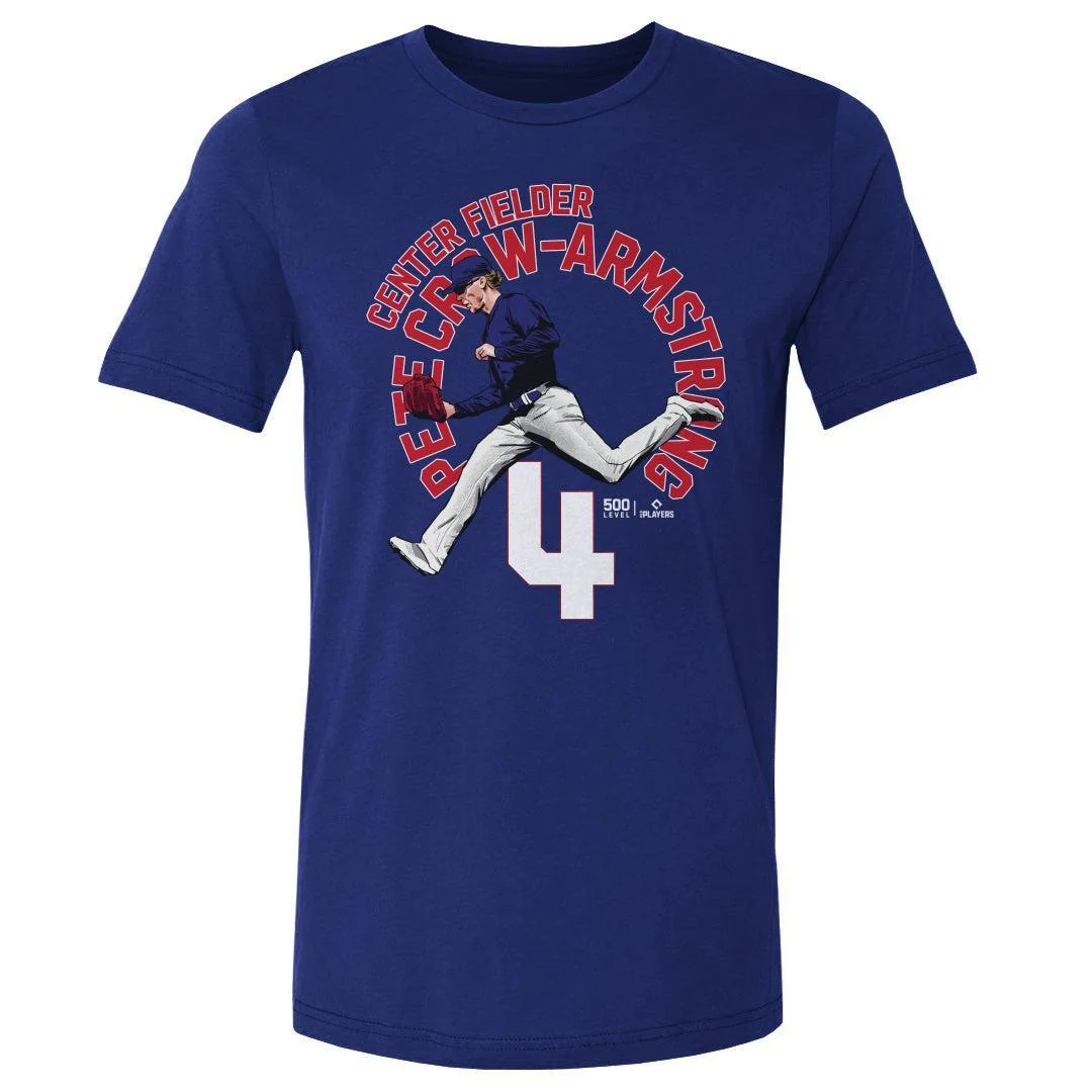 Chicago Cubs Pete Crow-Armstrong Name Arc Unisex T-Shirt - Image 2