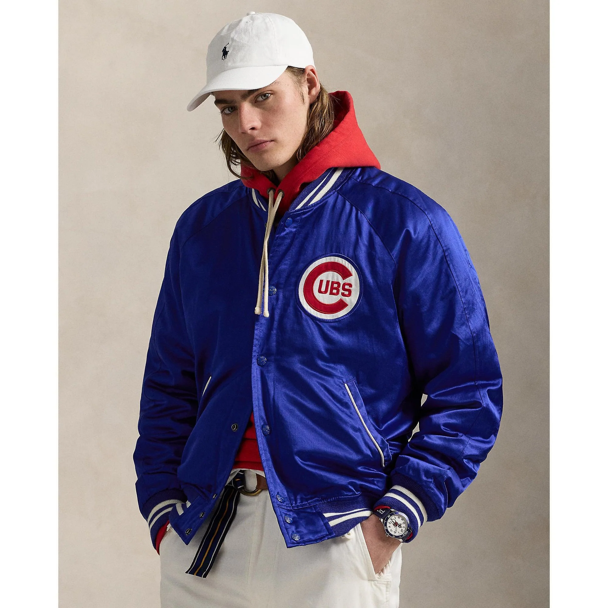 Polo Ralph Lauren Cubs Satin Jacket - Image 3