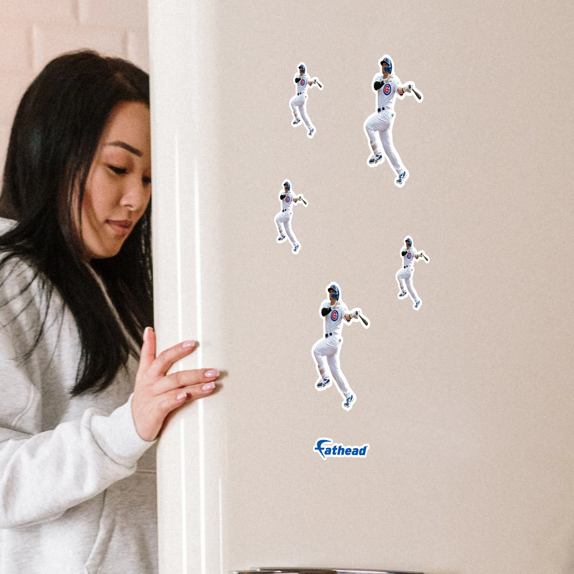 Seiya Suzuki - 5 Player Minis (Mixed Sizes) - Official MLB - Chicago Cubs - Reusable Vinyl Decals - Image 2