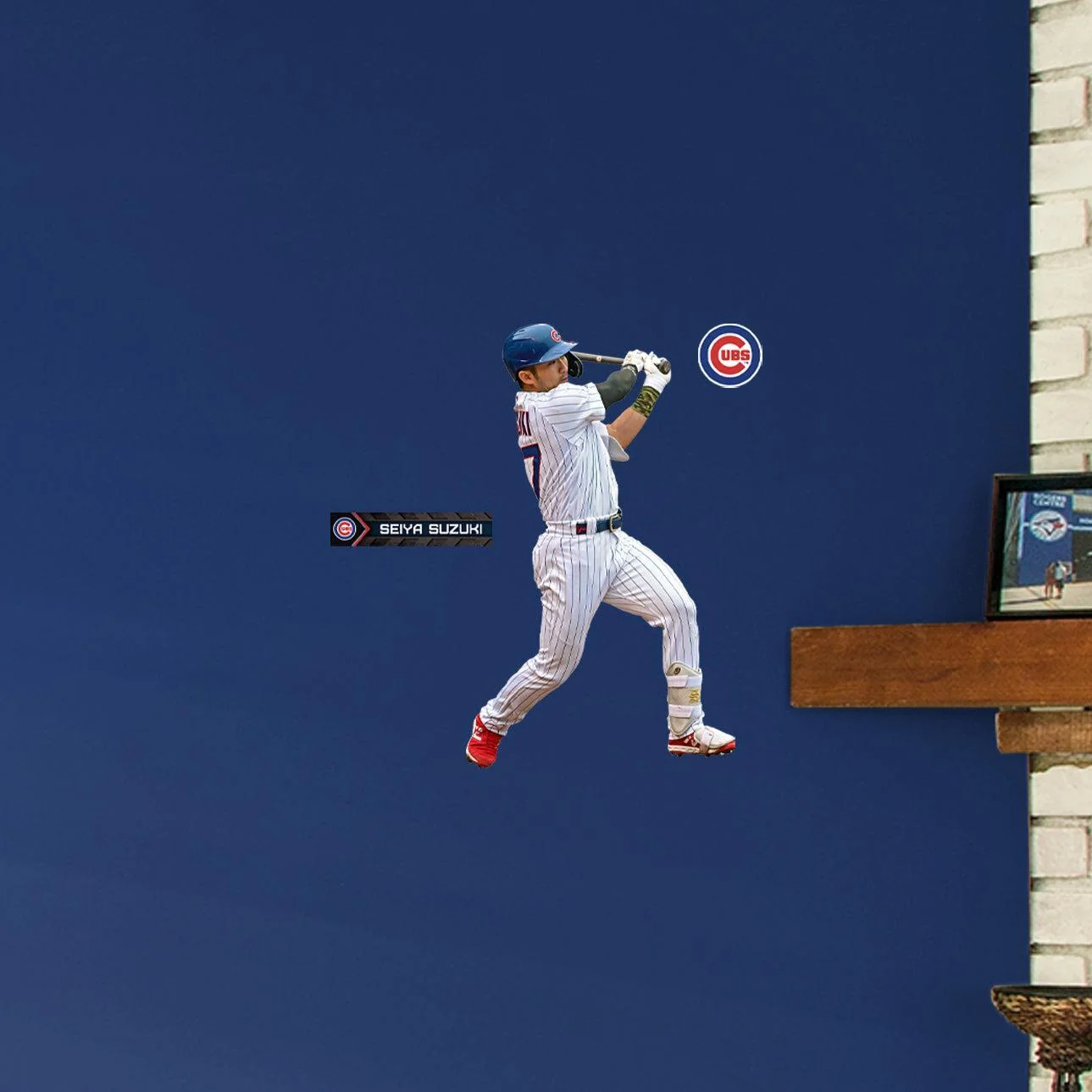 Seiya Suzuki - RealBig Home Collection - Official MLB - Chicago Cubs - Reusable Vinyl Wall Decals - Image 4