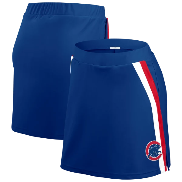 Chicago Cubs Women's Walking Bear Royal Blue Skort by WEAR by Erin Andrews - Image 3