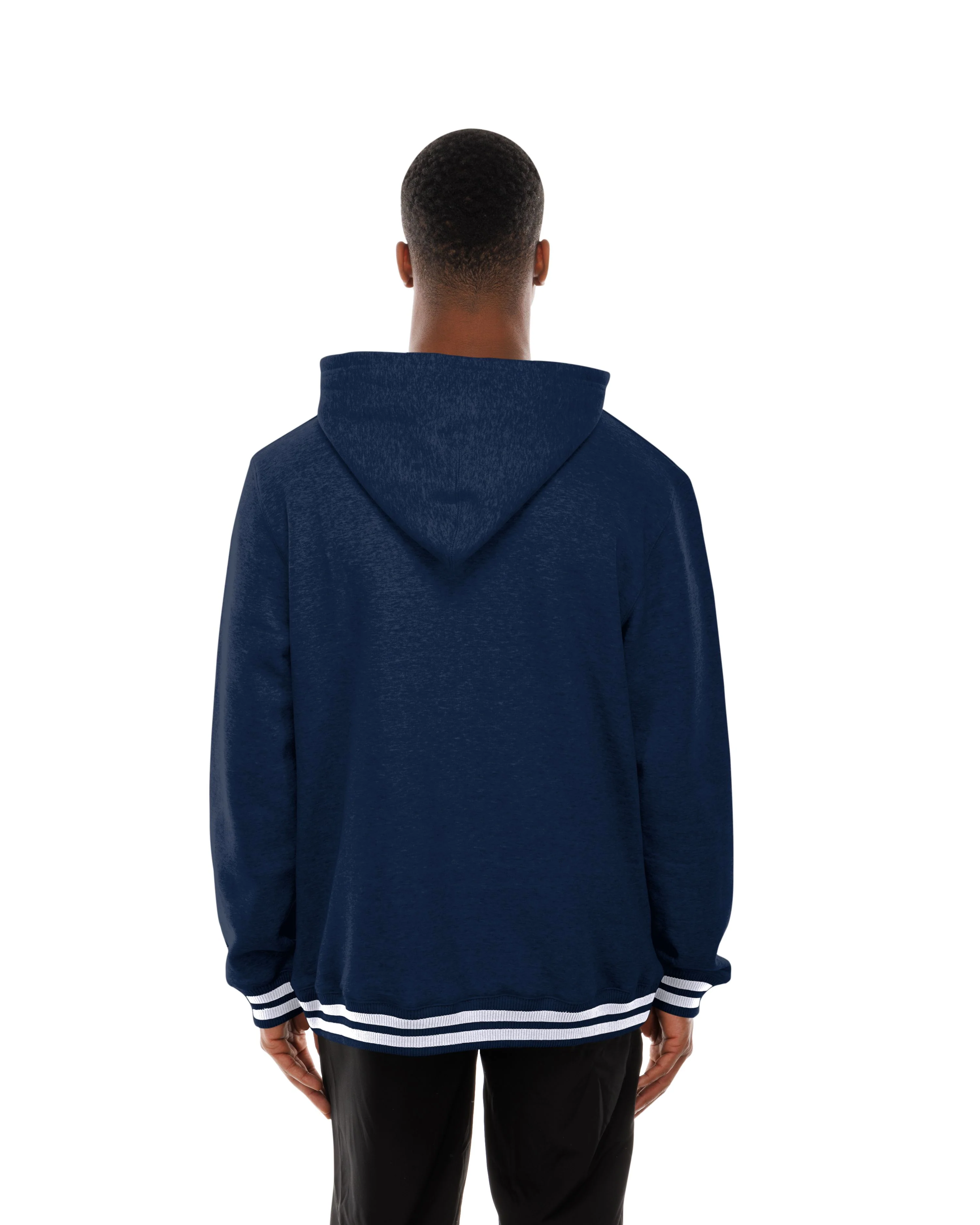 Chicago Cubs 1914 Stacked Throwback Hoodie in Navy by New Era - Image 4