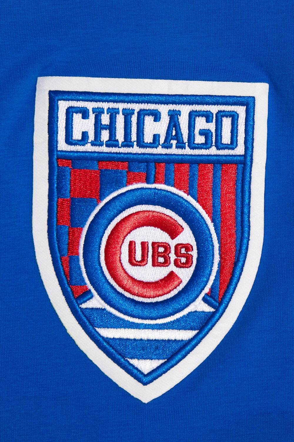 CHICAGO CUBS PRO STANDARD MEN'S FAST LANE RACE ROYAL TEE - Image 7
