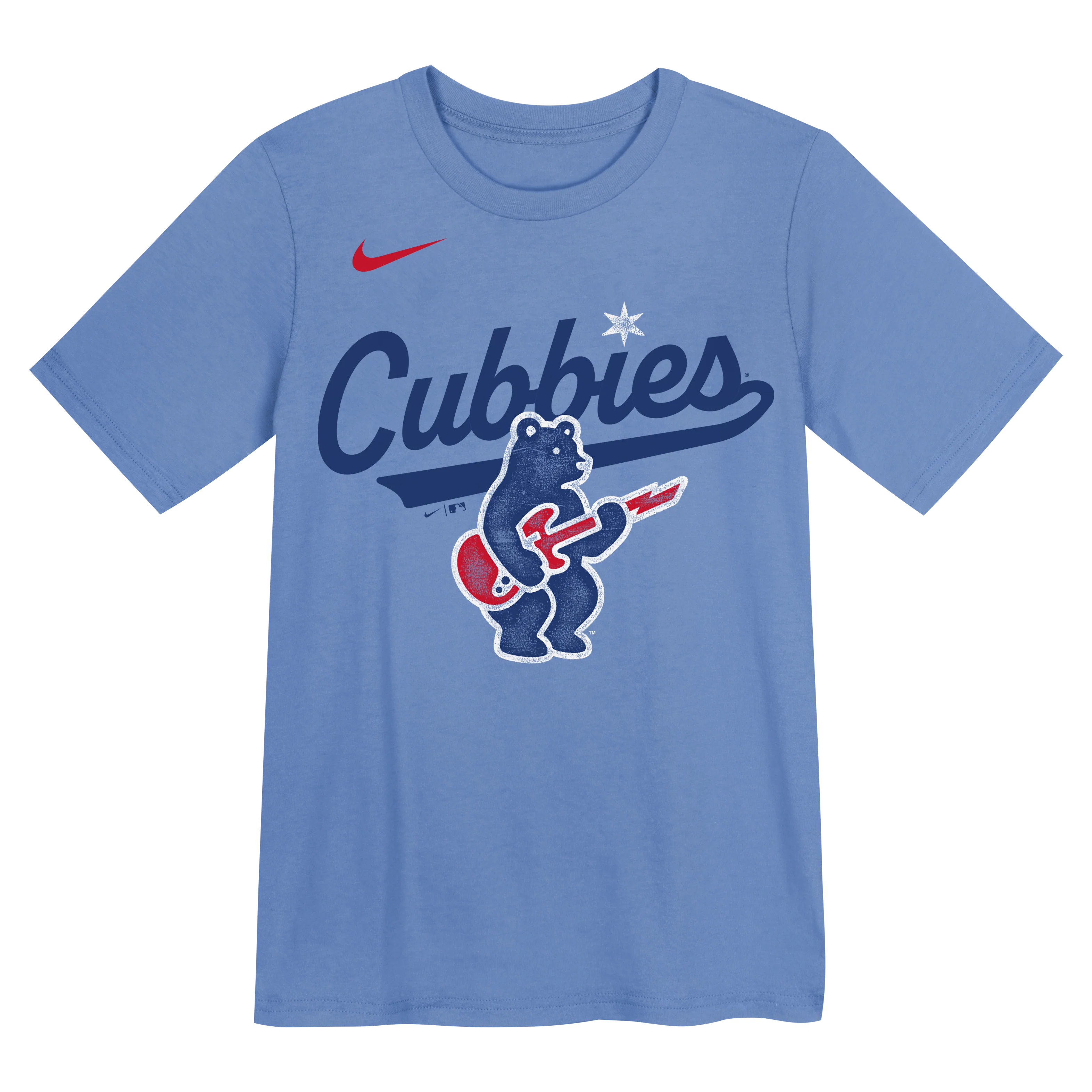 Chicago Cubs Blues Alternate Rock Bear Youth Tee by Nike