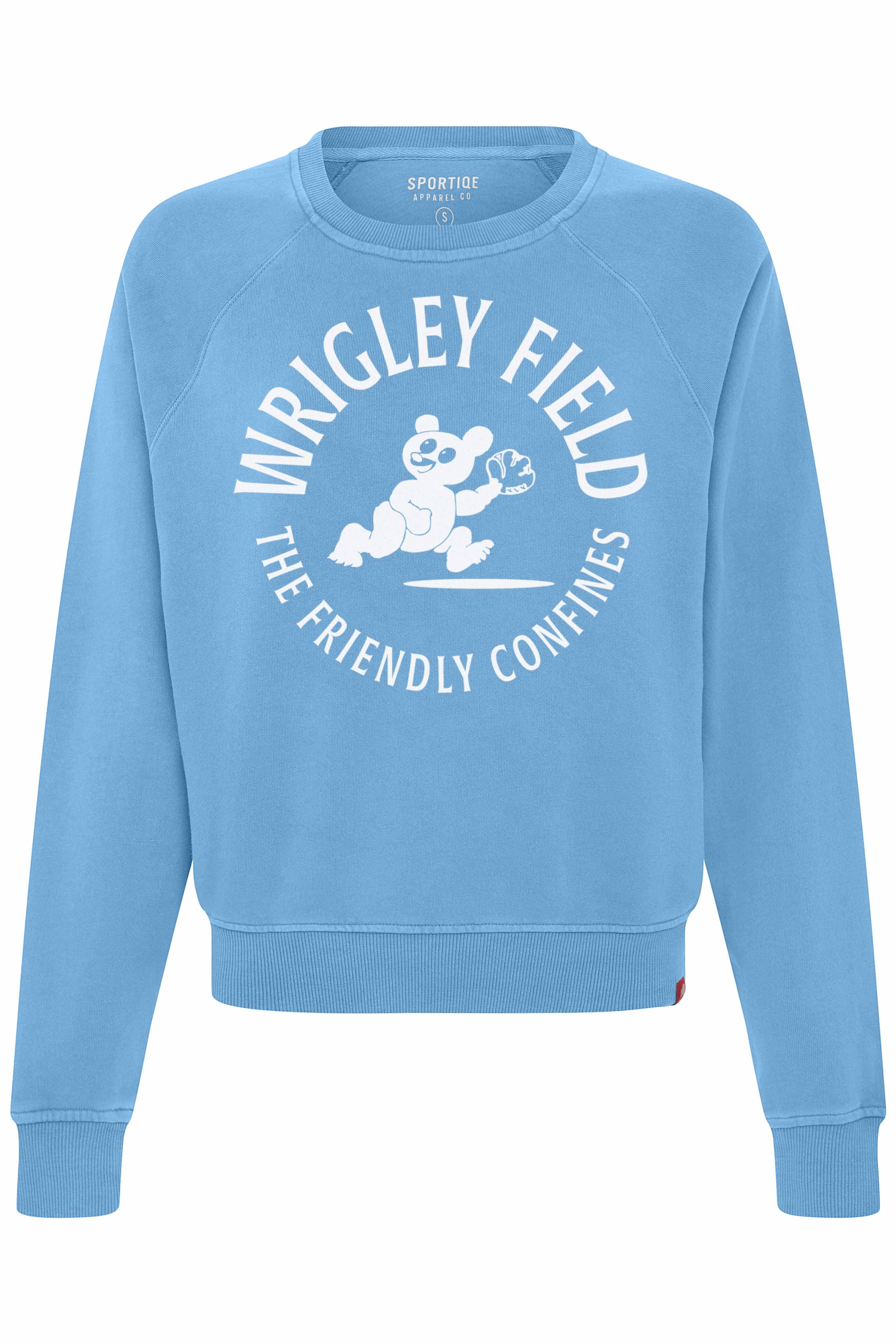 Wrigley Field Ashlyn Women's Crew Light Blue by Sportiqe