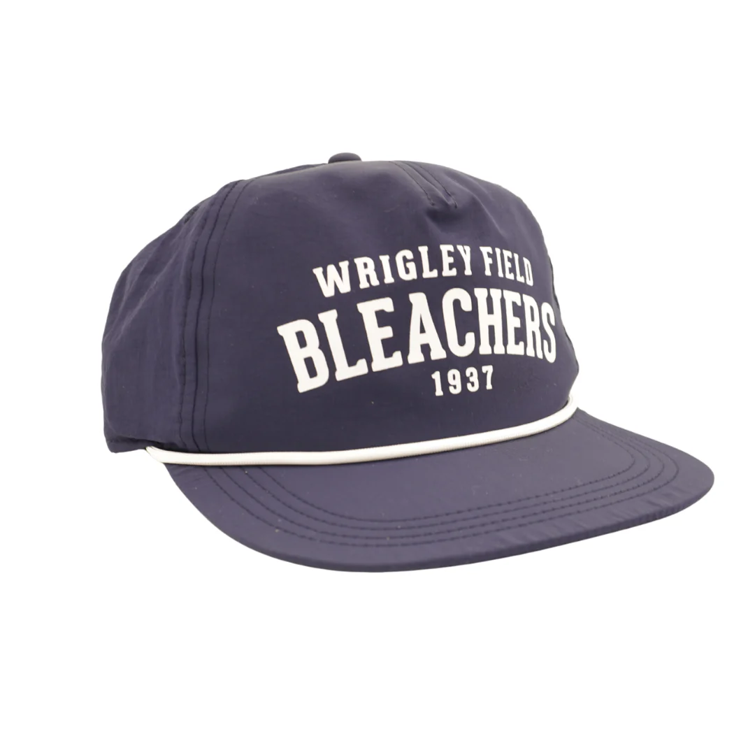Wrigley Field Bleachers 1937 Rope Snapback Cap in Navy by American Needle