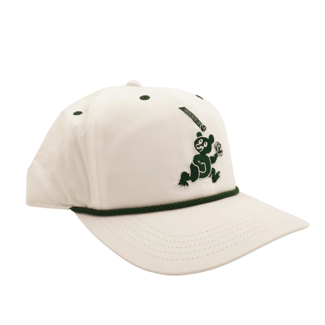Wrigley Field Foul Ball All Day Rope Snapback Cap in White by American Needle