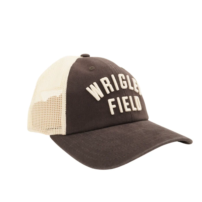 Wrigley Field Raglan Bones Cap in Navy by American Needle