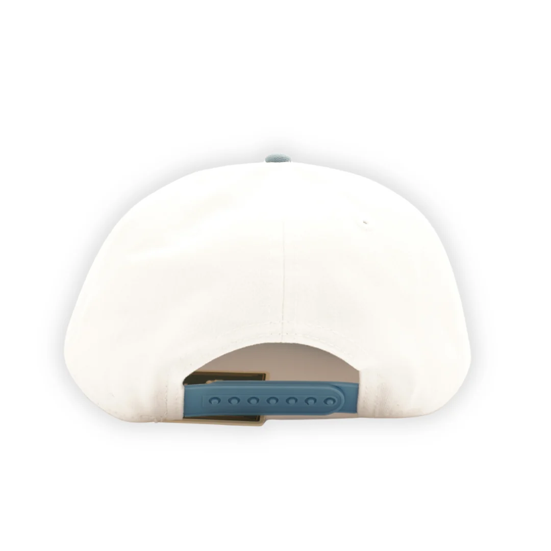Wrigley Field Scottie Baseball Adjustable Cap in White/Light Blue by American Needle - Image 4